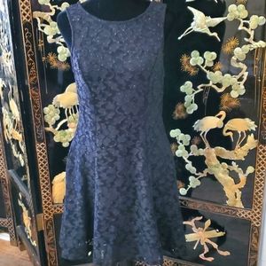 Speechless Dress Black Short Sparkle Size Medium Jr